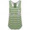 2016 Guangdong Factory Manufacturer Green Sleeveless Plus Size Women Tank Top