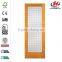 JHK-G01 Cheap Office Dividers Double Glazing Profiles Shutter Veneer Interior Door