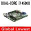 ULP Mini Desktop Computer Mini motherboard Mini Itx PC X31-4500u 4G RAM 500G HDD Video with VGA