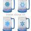 Summer plastic freezer mug with gel for beer ,frosty mug(Disney Audited)