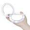 Round rechargeable lighted compact makeup mirror mobile power bank