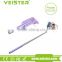 Wholesale Veister selfie-stick mini Handheld selfie stick with aux cable for iPhone