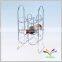 China supplier high quality wholesale durable attractive metal wire antique dinosaur wine bottle rack
