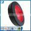 Wheel barrow solid rubber tire