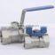 Inch ball valve Semipermanently Attached to hold small valves