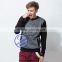 Wholesale custom 100 polyester mens pullover sweatshirt with pocket
