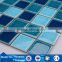 high quality low price blue hobby ceramic swimming pool mosaic tiles