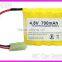 700Mah Ni-Cd Battery/NiCD Battery Pack 4.8V 700 mAh NiCd Battery pack for RC Car/Rechargeable Battery