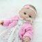 Mini baby dolls 8" handmade doll toy full body soft silicone vinyl doll