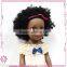 18 inch full vinyl african girl dolls