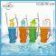 2014 The newest design Popular Carnoon Plastic Straw Cup with Lid for Film Sales Promotion