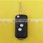 Best price 2 buttons flip remote key cover with groove blade Peugeot 407
