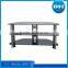 Samsung wrought iron glass and chrome motorized mobile exotic tv stands UK