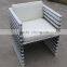 space saving rattan outdoor funiture wicker sofa with cusion