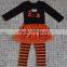 latest design children boutique clothing toddler girls halloween owl boutique outfits