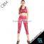 OEM Women Digital Custom Printed Leggings Capri Red Leggings