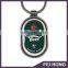 Wholesale Promotional cheap price custom carlsberg print logo key fobs