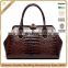China factory real leather crocodile handbag lady leather handbag genuine leather hand bags for women