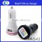 Car usb charger 2 ports smart phone charger station