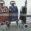 Stair climbing shopping trolley cart with chair