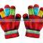 Beautiful winter cheap customized promotional magic gloves with embroidered logo