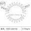 Aluminum Heat Sink Profiles Made in China ,  China Gold Supplier