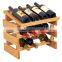 tailor made POS stand pine wood wine display rack for sale                        
                                                                                Supplier's Choice