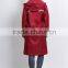One piece industry OEM long waterproof raincoat with adjust hooded