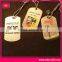Decorative metal name tag necklace