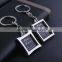 Creative Photo Frame Key Ring Couple Keychains Personality Pictures Love Key Chains Commemorative Gift