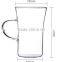Borosilicate Clear Big Bulk Glass Tea Cups With Handle