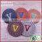 Decorative printed leather patch fake PU patches