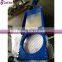 Extension slurry knife gate valve