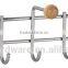 Decorative Metal Wall Mount Key Rack Coat Hat Clothes Hook Rack with Heavy Duty Hanger Hook