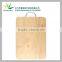 Long wooden cutting board with stainless steel handle