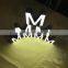 China factory high quality epoxy resin led alphabet light letter