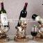 Resin Decorative Beautiful Sexy Women Wine Bottle Holder