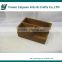 hot sell chinese design brown wooden artificial decorative storage box 2014
