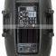200W professional plastic speaker with mic bluetooth guitar input