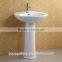 Floor Mounted Bidet with Faucet Hole