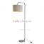 Hot selling home white fabric lamp stand lighting,White fabric lamp stand lighting,Lamp stand lighting F1007B