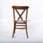 Solid Beech Stackable Tuscan Chair, X Cross Back Chairs