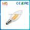New Led Lamp 2W Dimmable Led Chandeliers E27 Led Filament Candle Bulb
