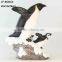 Outdoor resin Penguin skiing statue toy