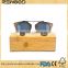 Trendy Logo Gradient Polarized Bamboo and Ebony Wood Sunglasses Metal wooden sunglasses