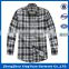 100% cotton men's yarn dyed flannel check shirt