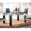 TB 6seat metal pictures of high quality dining table set