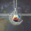 alloy moon time fashion necklace