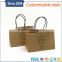 Christmas gift paper bags with your own logo,twist handle brown kraft paper bag