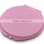 Imprinting business steel compact mirror and blank metal compact mirror